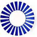 Spode - Sidetallerken Bold Stripe Steccato 17,75 cm - Blå - Porcelæn - - Homeroom