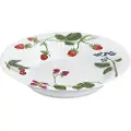 Kähler Suppertallerken HAMMERSHOI SUMMER - SUMMER BERRIES 21 cm, hvid, porcelæn, Kähler
