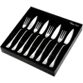 Robert Welch - Fiskebestik Radford Bright 8 dele - Sølvfarvet - Bestik - - Homeroom