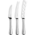 Robert Welch - Osteknive Gourmet Radford Bright, sæt i 3 dele - Sølvfarvet - Bestik - - Homeroom