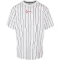 Karl kani Small Signature Pinstripe T-shirt Med Korte ærmer
