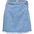 Object Denim Slå-om-nederdel