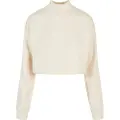 Urban Classics Cropped Oversized High Neck Crew Sweatshirt