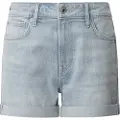 Pepe Jeans Pepe Jeanstil kvinder. PL801191PG7 Kort figursyet Mary blå (28), Casual, Bomuld, Denim, Bæredygtig