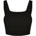 Urban Classics Cropped Knit ærmeløs T-shirt