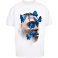 Upscale By Mister Tee Le Papillon Oversize T-shirt Med Korte ærmer