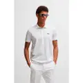Hugo Boss BOSStil mænd. 50540719 Polo Paddy Stribet hvid (L), Casual, Bomuld, Korte ærmer