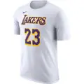 Nike Los Angeles Lakers Nike-NBA-T-shirt til mænd - hvid