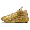 Puma MB.04 Golden Child Basketball Shoes Unisex, Shoes, Gold/Matte Gold/Black, 44.5