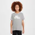 Nike Sportswear-T-shirt til større børn - grå