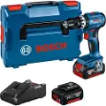 Bosch Gsb18v-45+2x3.0ah+gal18v-40+lb Elektrisk Skruetrækker