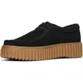 Clarks Clarkstil kvinder. 26172044 Torhill Bee lædersko sort (36.5), 3-5 cm, Ruskind, Blonder, Casual