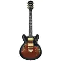 Ibanez AS93QMSP Dark Brown Sunburst