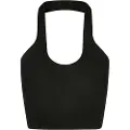 Urban Classics Rib Knit Crossed Neckholder Ærmeløs Top