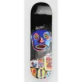 Arbor Greyson Faces 8.875" Skateboard deck mønster