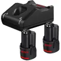 Bosch 2x2.0ah Gal 12v-40 Starter Oplader Og Batteri
