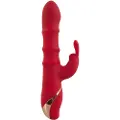 You2Toys Rabbit - bevægelig ring vibrator (rød)