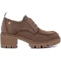 Carmela Carmelatil kvinder. 16113301-TAUPE Sko 161133 taupe -Højde hæl 7cm (36), Læder, 5-8 cm, Blonder, Casual, Gråt