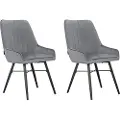 Loft 24 - Spisebordsstol Akita, 2 stk. - Grå - Stole - - Homeroom
