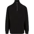 Urban Classics Rib Basic Halv Lynlås Sweater