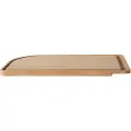 Andersen - Kurve Skærebræt Large - 50x27 cm - Brun - Skærebrætter - - Homeroom