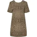 Pieces Pcastrid Leopard Denimkjole