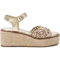 Xti Xtitil kvinder. 14394302-ORO Sandaler 143943 guld (39), Guldfarvet, Stof, 5-8 cm, Spænder, Casual