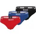 Hugo Boss BOSStil mænd. 50475273 3-pak logotrusser sort, blå, rød (XXL), Afslappet, Bomuld