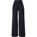 G-Star G-Startil kvinder. D26432-E020-H193 Deck 2.0 High Loose Chino Navy-bukser (25/32), Casual, Bomuld, Blå