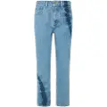 Pepe Jeans Pepe Jeanstil kvinder. PL204714 Jeans Tapered Hw Tie Dye blå (34/30), Casual, Bomuld, Denim, Bæredygtig