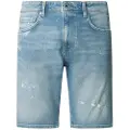 Pepe Jeans Pepe Jeanstil mænd. PM801084RI8 Kort konisk Stanley blå (32), Casual, Bomuld