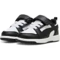 Puma Rebound v6 Lo Toddlers'Sneakers, Shoes, White/Black, 24
