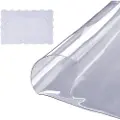 Vevor Gennemsigtig Borddug, 48 tommer/1230 mm Rundt Borddug, 1,5 mm Tykk PVC Plastdug, Vandtæt Bordbeskytter til Skrivebord, Sofabord, Spisebord