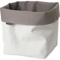 Blomus Opbevaringskurv ARA XL 32 cm, dobbeltsidet, taupe/hvid, Blomus