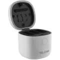 Telesin Vandtæt 3-slots Allin Box-oplader Til Gopro Hero 12/hero 11/hero 10/hero 9 Actionkamera Tilbehør