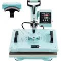 Vevor Heat Press Machine 12x15 i 2 i 1 Heat Transfer Machine til T-Shirts Hatte