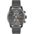 Hugo Boss BOSStil mænd. 1513837 Skymaster analogt ur mørkegrå (OSFA), Casual, BH, Rustfrit stål