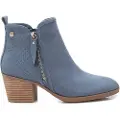 Refresh Refreshtil kvinder. 17262103-JEANS Ankelstøvler i læder 172621 blå (41), 3-5 cm, Lynlås, Casual