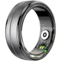 24hShop Smart Ring med sundhedsovervågning og træningstilstande Størrelse 9 - Svart R06