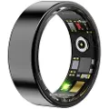 24hShop Smart Ring med pulsmåling og flere træningstilstande Størrelse 7 R11M