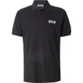 Versace Jeans Couture Versace Jeans Couturetil mænd. 78GAG623-J0003 Polo Standard Logo sort (S), Casual, Bomuld, Korte ærmer