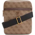 GUESS Guesstil mænd. HMEVZLP2223 Vezzola smart mini skuldertaske brun (OSFA), Beige, Casual, Polyuretan