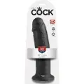 King Cock 10 - sugekop-dildo (25cm) - sort
