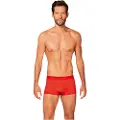 Obsessive - gennemsigtige sider boksershorts (rød) - L/XL