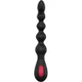 Dream Toys Cheeky Love - genopladelig perle anal vibrator (sort)