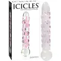 Icicles No. 7 - perlebesat glasdildo