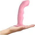 Strap-On-Me M - vandtæt, pulserende G-punkt vibrator (pink)