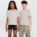 Nike Kortærmet Nike Sportswear City Utility-trøje til større børn - grå