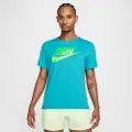 Nike Kortærmet Miler Run Energy Dri-FIT-løbetrøje til mænd - grøn
