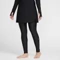 Nike Slanke Nike Swim Victory-svømmeleggings til kvinder - sort